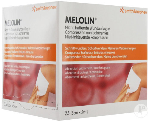 [1244] MM - Melolin 5x5cm / doos 100