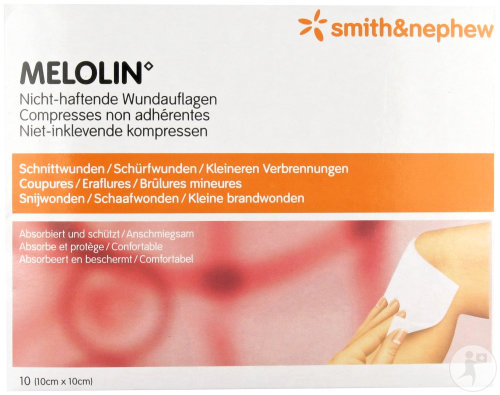 [1245] MM - Melolin 10x10cm / doos 100